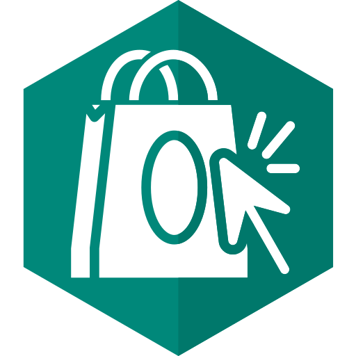 Shopping bag Berkahicon Hexagonal icon