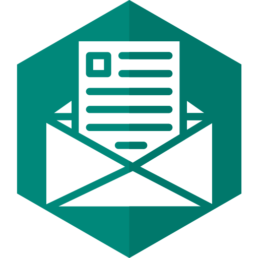 e-mail Berkahicon Hexagonal icona