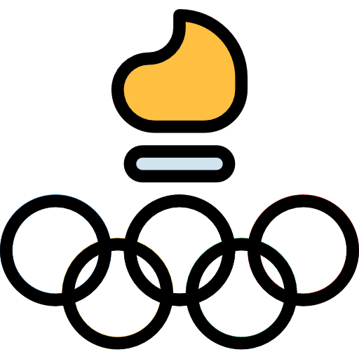 olimpiadi PongsakornRed Lineal Color icona