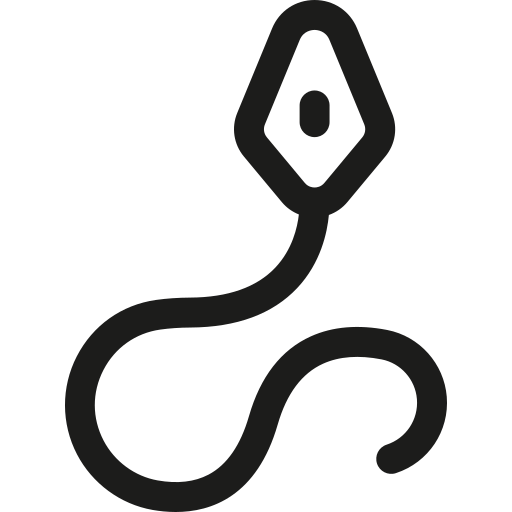 spermatozoïde Basic Rounded Lineal icoon