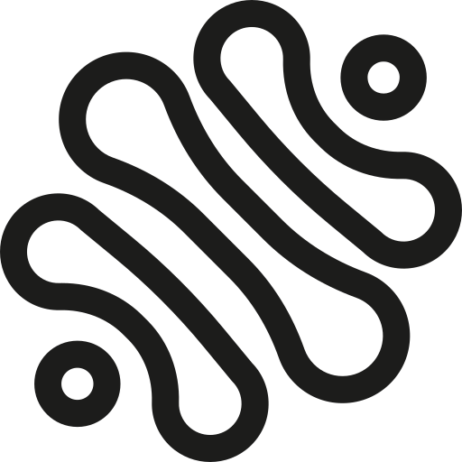 골지체 Basic Rounded Lineal icon
