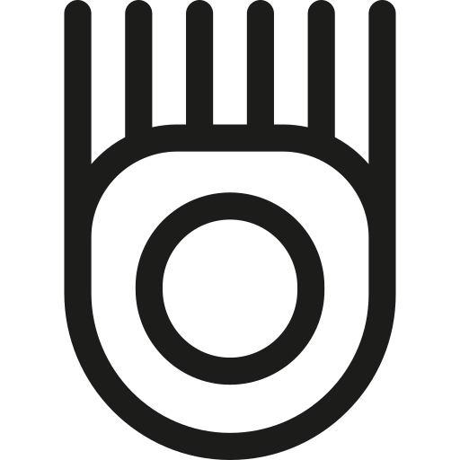 микроворсинки Basic Rounded Lineal иконка