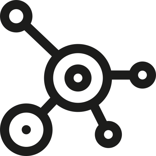 分子 Basic Rounded Lineal icon