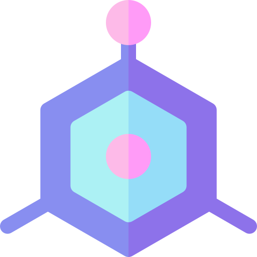 molecola Basic Rounded Flat icona