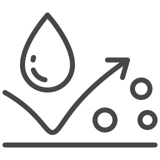 hydrofobowy Generic outline ikona