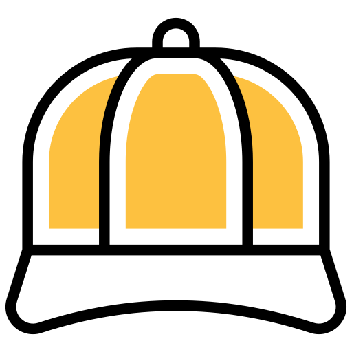 casquette de baseball Generic color lineal-color Icône