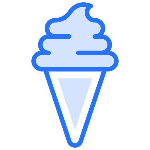 Рожок мороженого Generic color lineal-color иконка