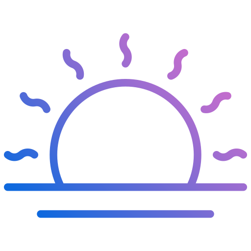 해돋이 Generic gradient outline icon