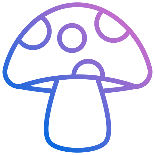 Mushroom Generic gradient outline icon