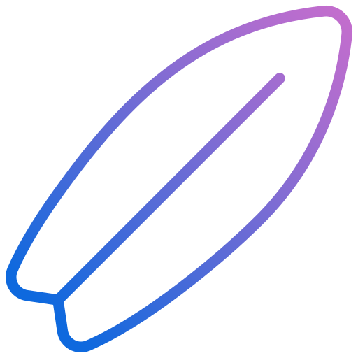 surfplank Generic gradient outline icoon