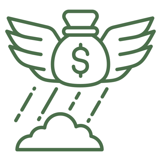 Financial freedom Generic color outline icon