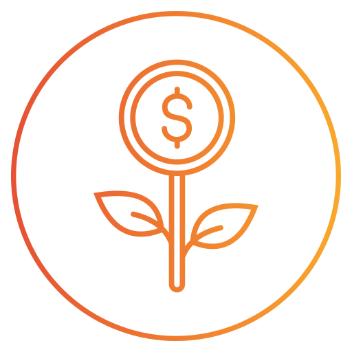 albero di soldi Generic gradient outline icona