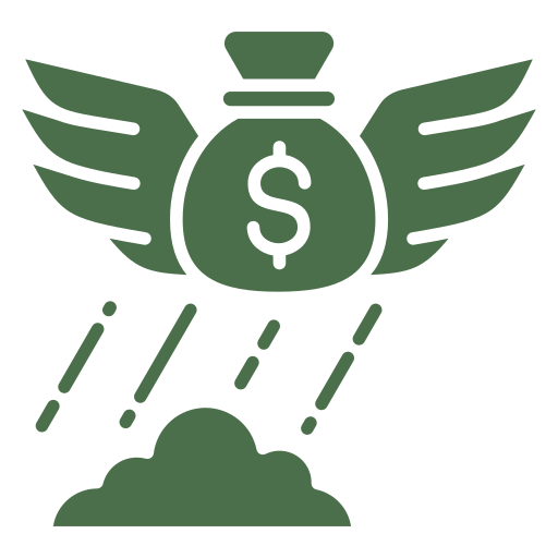 Financial freedom Generic color fill icon