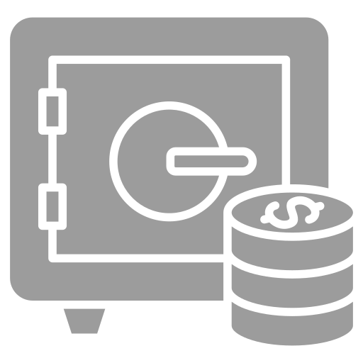 bezpieczne pieniądze Generic color fill ikona