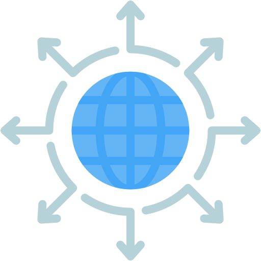 Global network Generic color fill icon