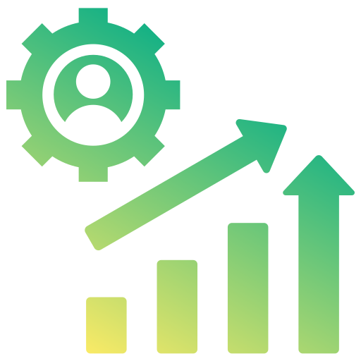 sviluppo aziendale Generic gradient fill icona