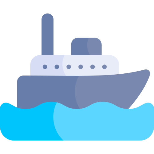 Ship Kawaii Flat icon