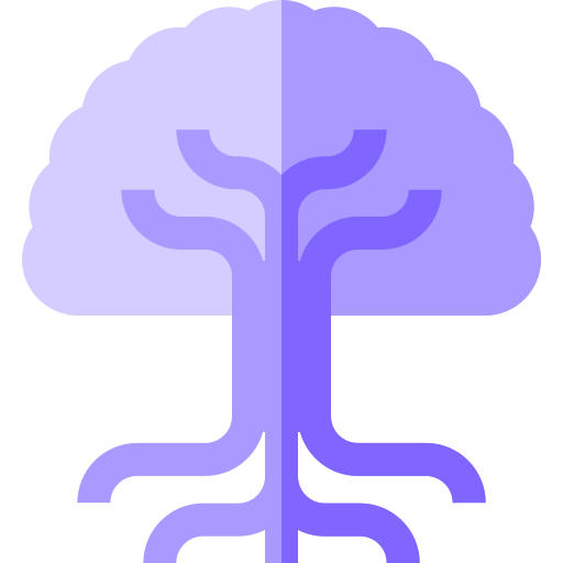 생명의 나무 Basic Straight Flat icon