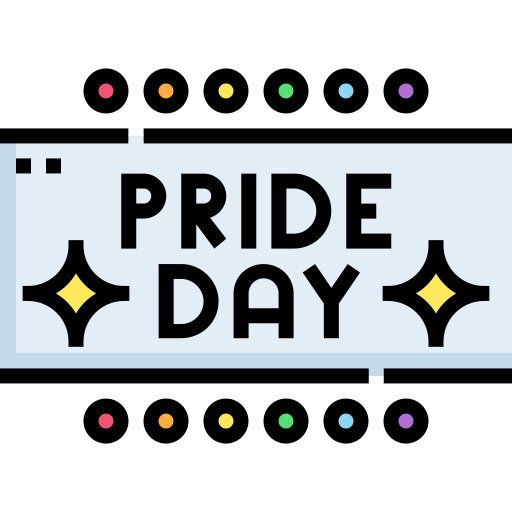 día del orgullo Detailed Straight Lineal color icono