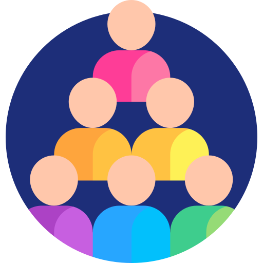 comunidad Detailed Flat Circular Flat icono