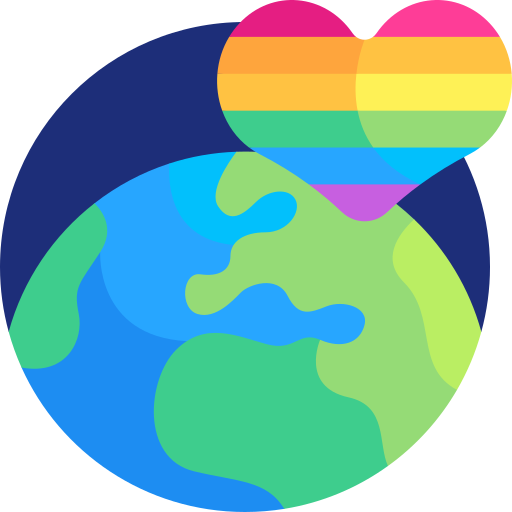 giornata mondiale dell'orgoglio Detailed Flat Circular Flat icona