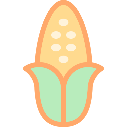 Corn Detailed color Lineal color icon