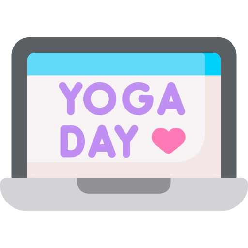 dia internacional del yoga Special Flat icono