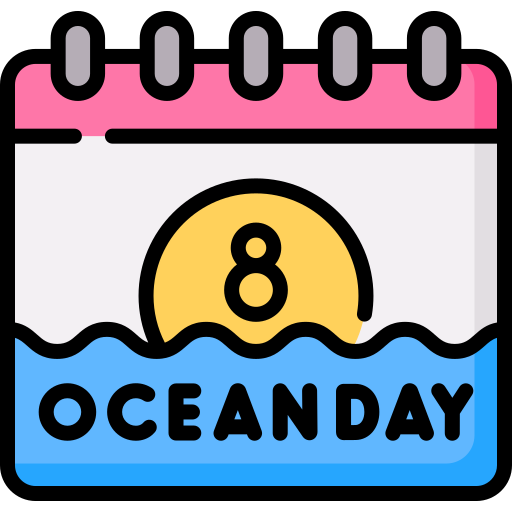wereld oceanen dag Special Lineal color icoon