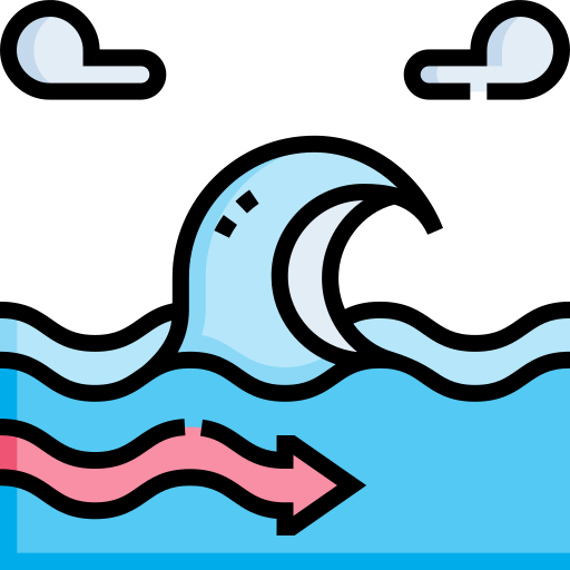 海 Detailed Straight Lineal color icon