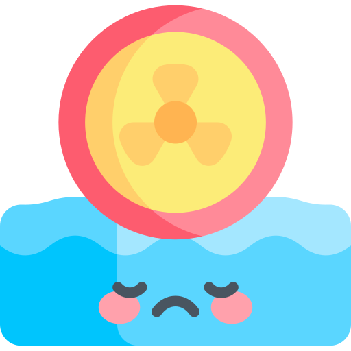방사능 Kawaii Flat icon