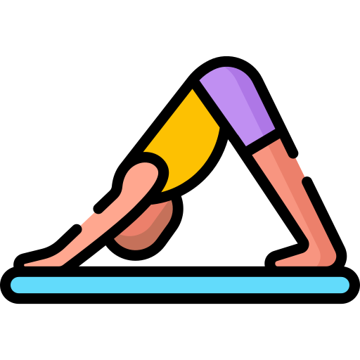 yoga Special Lineal color icono
