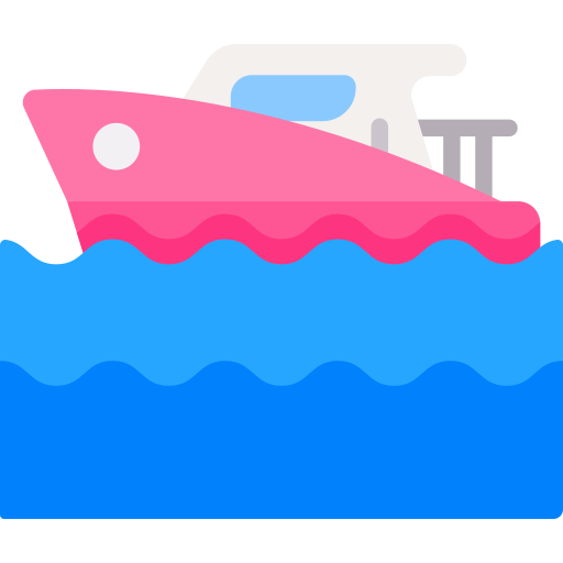 yacht Special Flat Icône