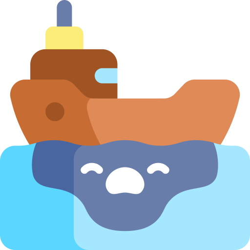 Ship Kawaii Flat icon