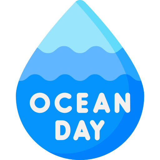 World oceans day Special Flat icon