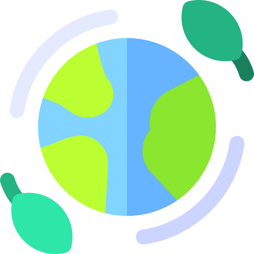 Earth Basic Rounded Flat icon