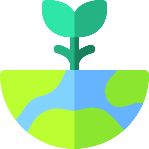 plantas Basic Rounded Flat icono