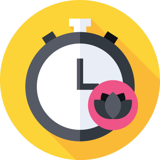 chronometr Flat Circular Flat ikona