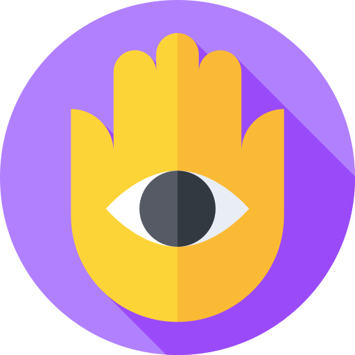 Hamsa Flat Circular Flat icon