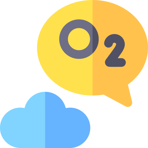 oxígeno Basic Rounded Flat icono