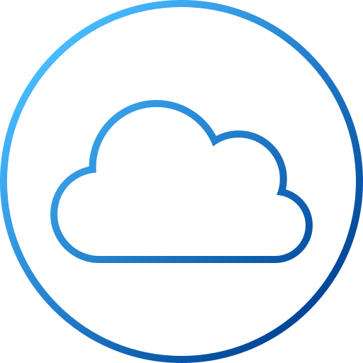 Cloud Generic gradient outline icon