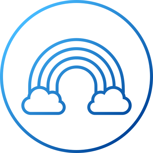 arc-en-ciel Generic gradient outline Icône