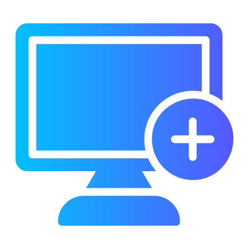 computadora Generic gradient fill icono