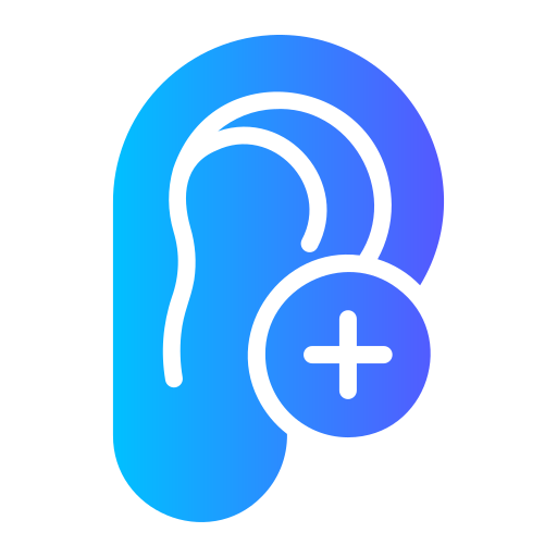 Ear Generic gradient fill icon