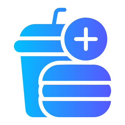 Fast food Generic gradient fill icon