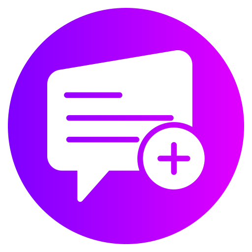 Dialogue Generic gradient fill icon