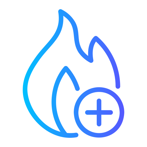 Flame Generic gradient outline icon