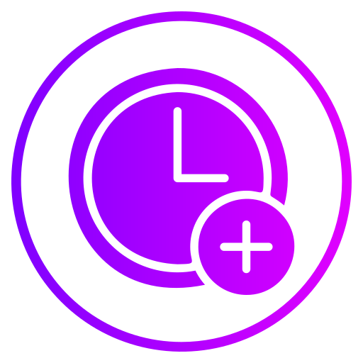 時間 Generic gradient fill icon
