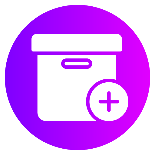 Storage box Generic gradient fill icon