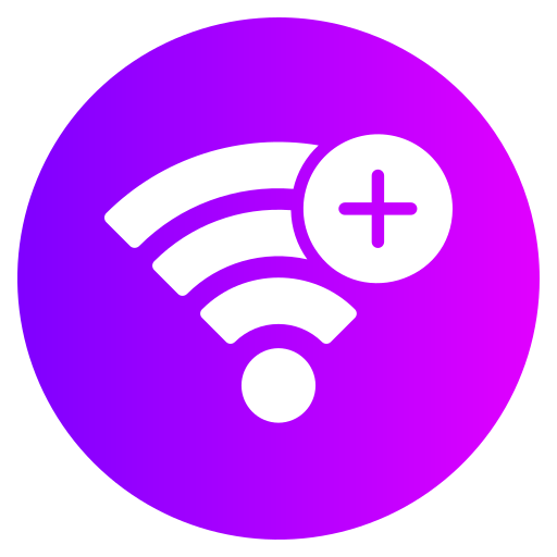 wi-fi Generic gradient fill ikona