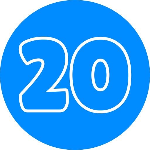 20 Generic color fill icon